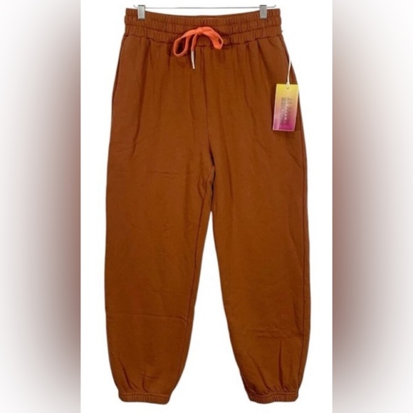 Mother Move It Knock Out Ankle Mocha Bisque Sweatpants Size Small NWT - Picture 8 of 12